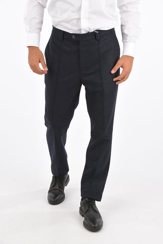 Single Pleat LEISURE FIT Wool Pants