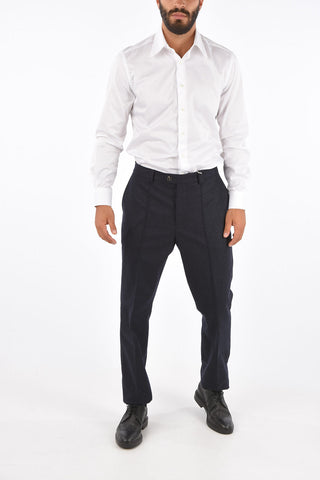 Single Pleat LEISURE FIT Wool Pants