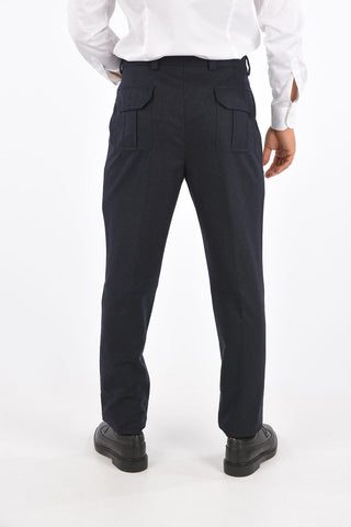 Single Pleat LEISURE FIT Wool Pants