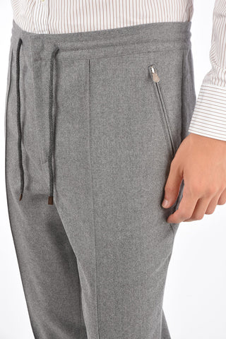 Single Pleat LEISURE FIT Wool Pants