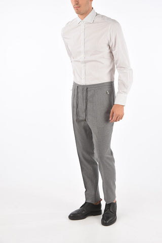 Single Pleat LEISURE FIT Wool Pants