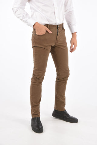 ID Embroidered Five Pocket Pants