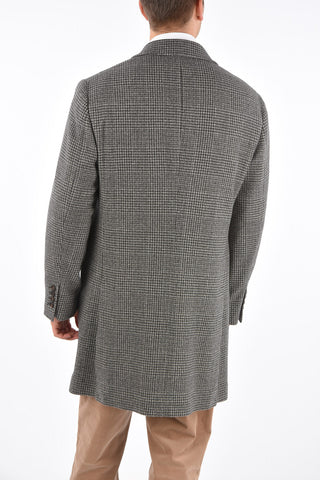 Cappotto Pied de Poulé in Cashmere