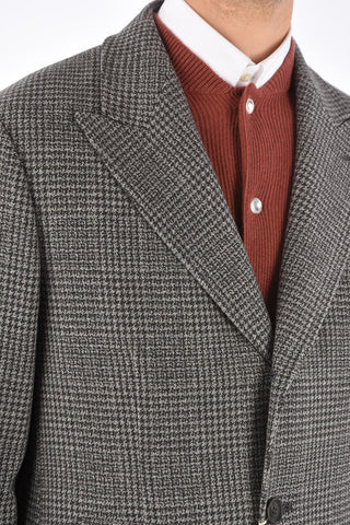 Cappotto Pied de Poulé in Cashmere
