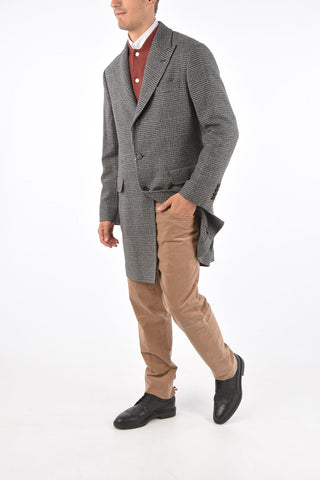 Cappotto Pied de Poulé in Cashmere