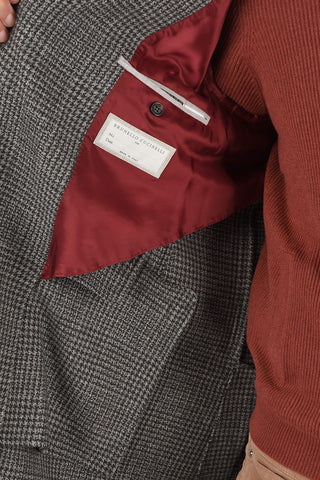 Cappotto Pied de Poulé in Cashmere