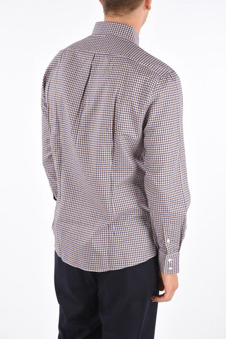 Camicia Button-Down Mini Check Slim Fit 