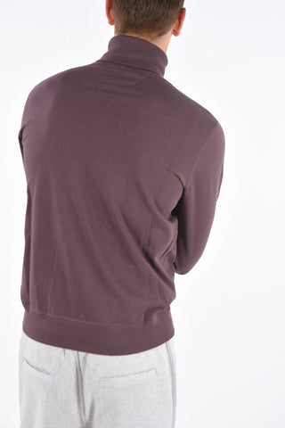 Cotton Turtle-Neck Sweater