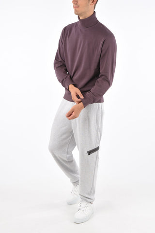 Cotton Turtle-Neck Sweater