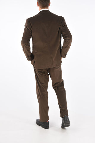 Corduroy Flap Pocket Suit