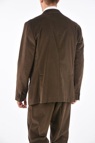 Corduroy Flap Pocket Suit