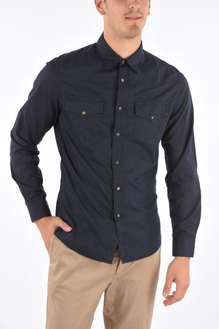 Snap Button Two Pocket Shirt