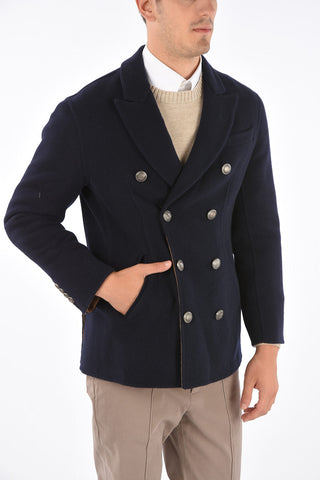 Caban Doppiopetto in Lana e Cashmere