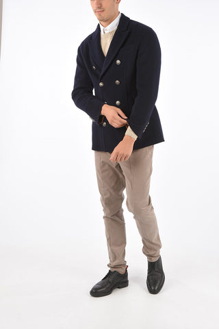 Caban Doppiopetto in Lana e Cashmere