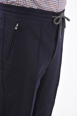 Pantaloni in Lana LEISURE FIT ad 1 Pince