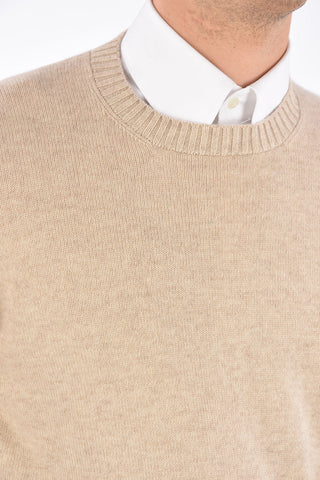 Maglia Girocollo Oversize in Cashmere