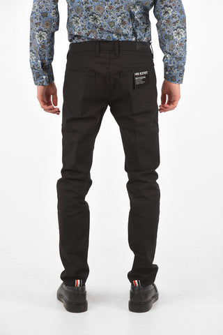 Stretch Cotton Skinny Fit Utility Pants
