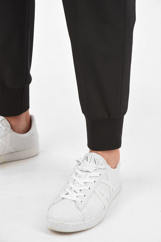 Pantaloni Slim Fit a Vita Bassa con Tasche a Filo