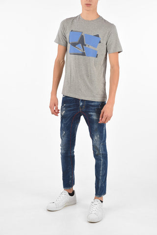 CC COLLECTION Printed Crew-Neck T-Shirt