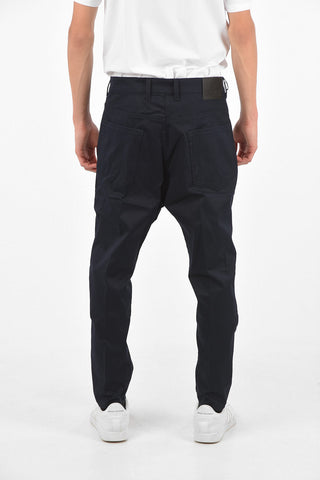 Dropped Crotch Cropped Pants