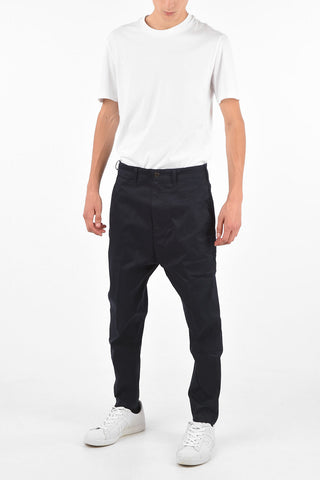 Dropped Crotch Cropped Pants