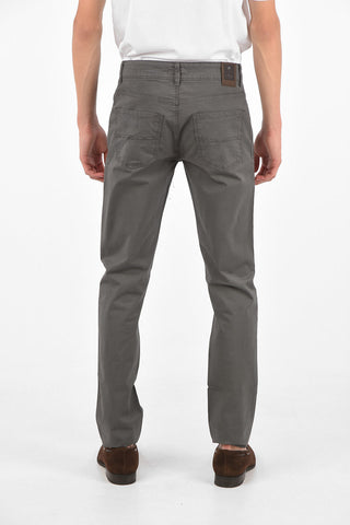 Mid Rise Stretchy Cotton Smart Pants