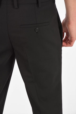 Adjustable Zipped Hem Slim Fit Pants