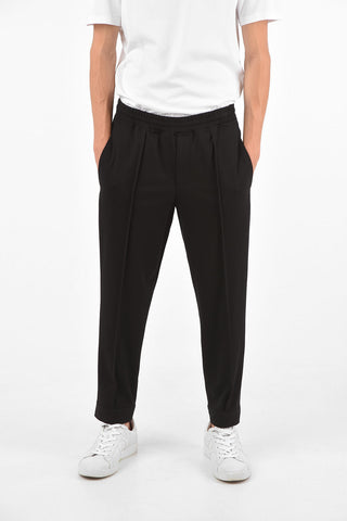 Ankle Zipped Regular Waist Slim Fit Joggers