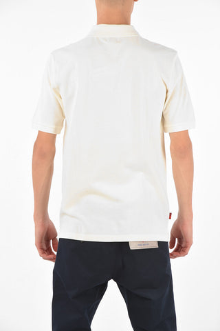 Polo in Cotone Stretch con Logo Ricamato 