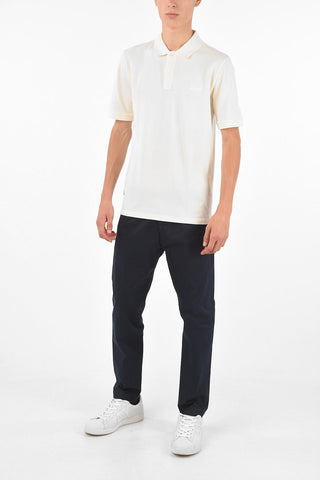 Polo in Cotone Stretch con Logo Ricamato 