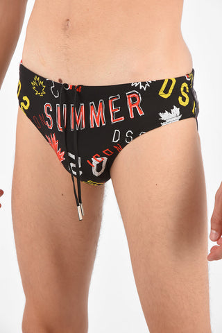 Costume Slip con Stampa Logo