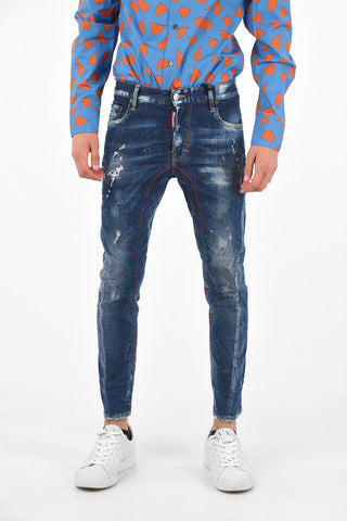 Distressed TIDY BIKER Slim Fit Jeans 14.5 Cm