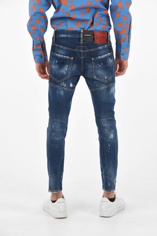 Distressed TIDY BIKER Slim Fit Jeans 14.5 Cm