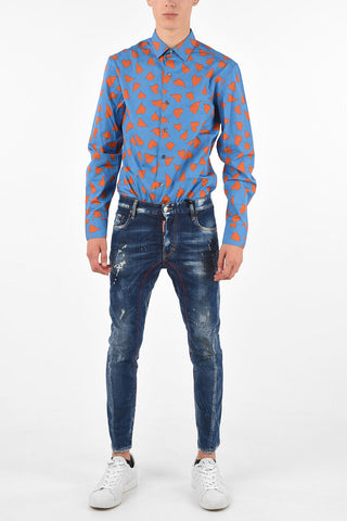 Distressed TIDY BIKER Slim Fit Jeans 14.5 Cm
