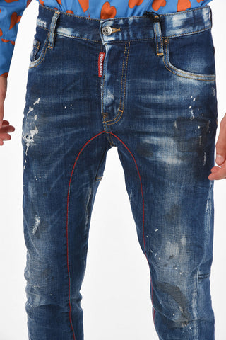 Distressed TIDY BIKER Slim Fit Jeans 14.5 Cm