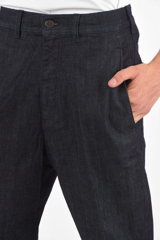 Cuffed Hem Dropped Crotch Jeans 15 Cm