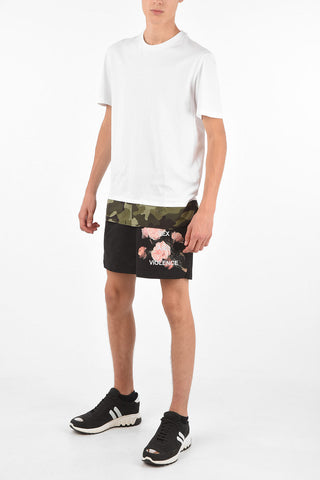 TRAVEL Contrast Application LOGO Loose Fit T-Shirt