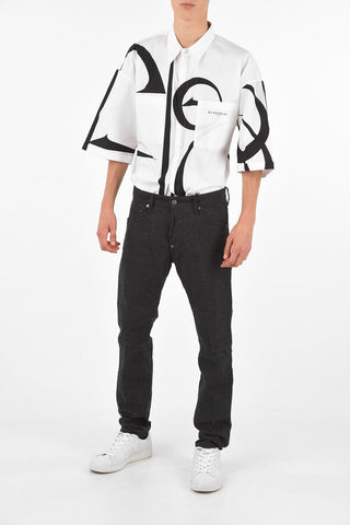 Pinstriped Cool Guy Fit Jeans 16.5 Cm