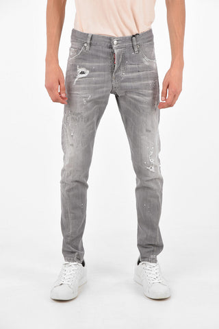 Distressed SEXY TWIST Slim Fit Jeans 15 Cm