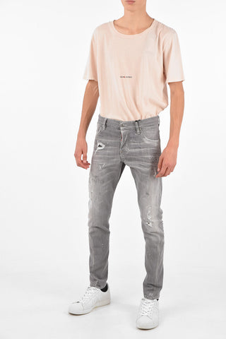 Distressed SEXY TWIST Slim Fit Jeans 15 Cm