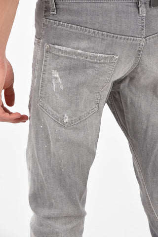 Distressed SEXY TWIST Slim Fit Jeans 15 Cm