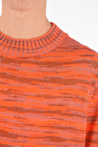 Maglia Aran con Collo Roll