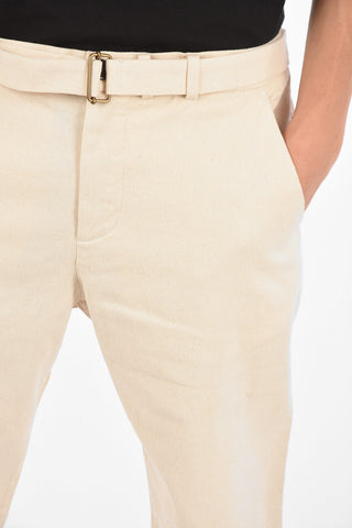 Canvas Pants BRAGOTTO with Belt