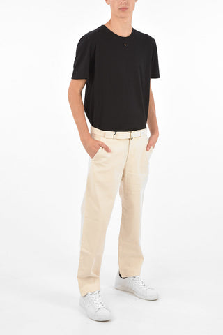 Canvas Pants BRAGOTTO with Belt