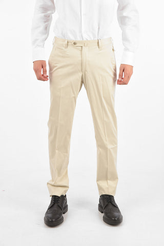 pantalone senza orlo a vita regolare