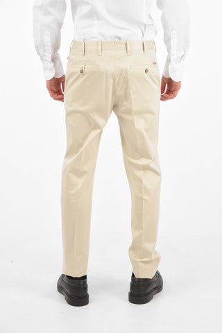 pantalone senza orlo a vita regolare