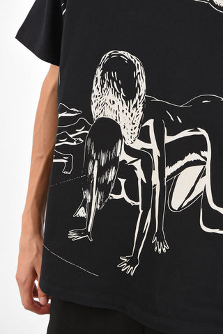 T-Shirt Oversized con Stampa