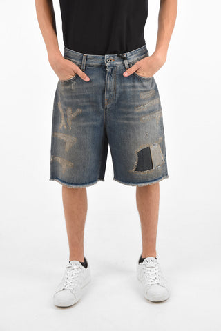 Distressed Denim DEN Shorts