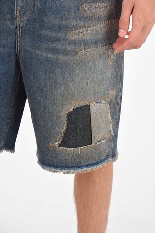 Distressed Denim DEN Shorts
