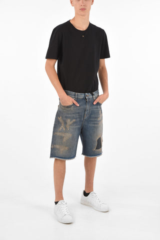 Distressed Denim DEN Shorts